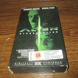 Alien : Resurrection (VHS, 1997) Sigourney Weaver Winona Ryder